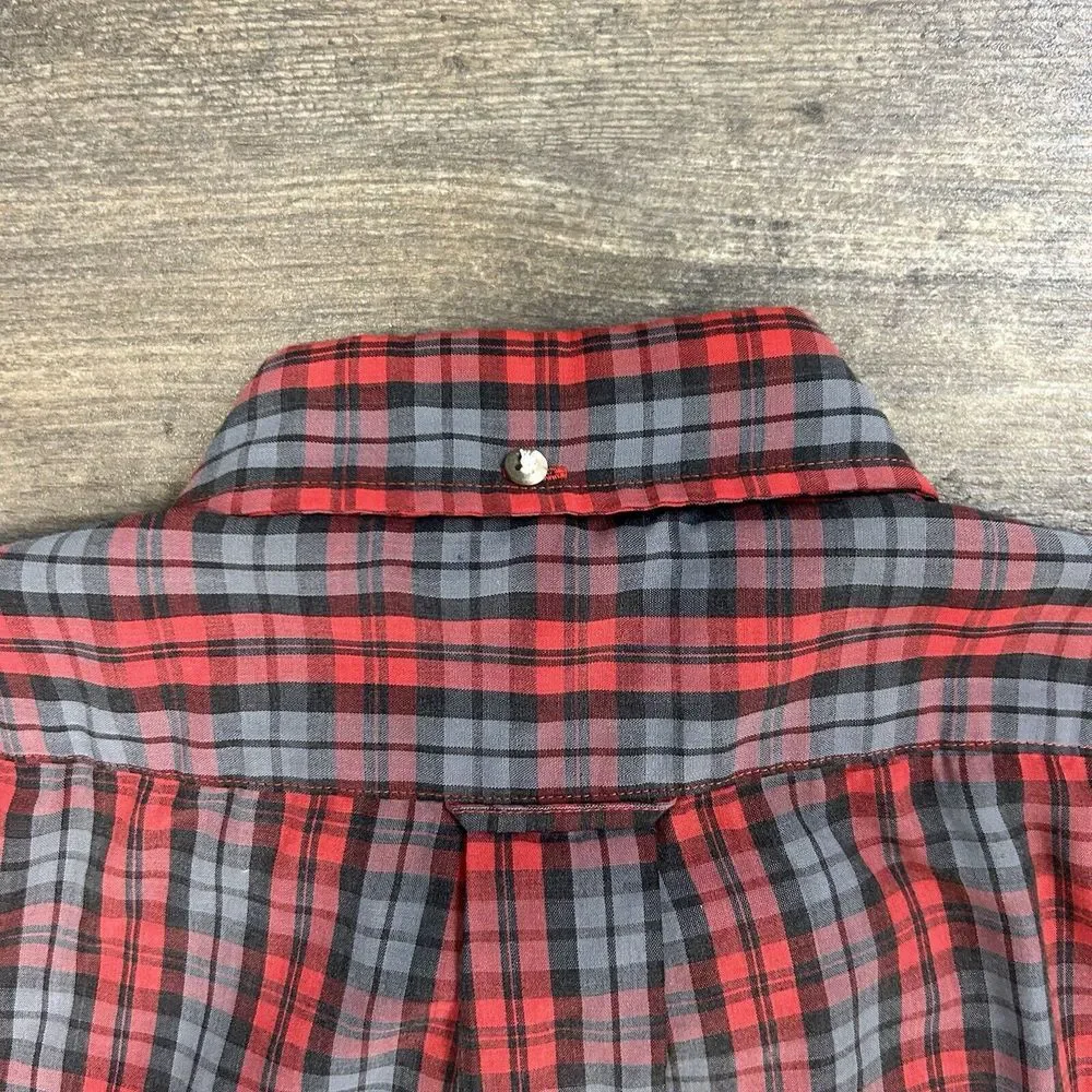 Vintage Levis Colorgraphs Button‎ Down Shirt Men Size Large Plaid 80's (73)